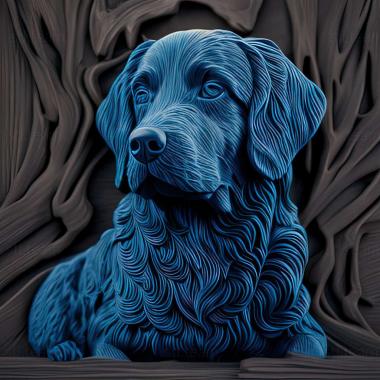 3D модель Собака Блю Лейсі (STL)